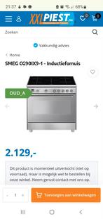 SMEG CG90IX9-1 - Inductiefornuis, Witgoed en Apparatuur, Ovens, Ophalen, Hete lucht, 60 cm of meer, Zo goed als nieuw