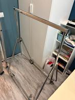Stevig, inklapbaar kledingrek - professioneel, Ophalen, Met wielen, Gebruikt