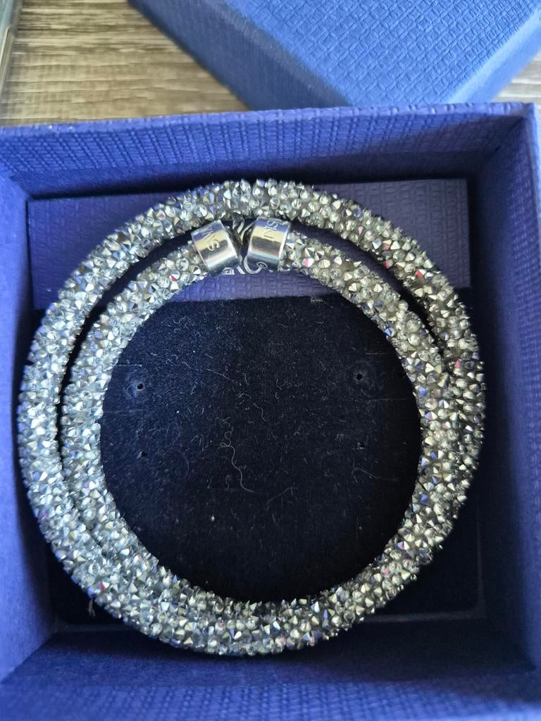 Swarovski Armband met Kristallen - Elegant en Sprankelend, Sieraden, Tassen en Uiterlijk, Armbanden, Met kristal, Overige materialen