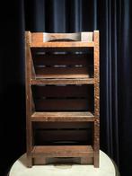 Vintage houten baksteenmal wandrek/kruidenrek, Ophalen of Verzenden, Gebruikt