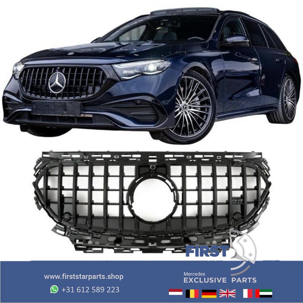 W214 GT GRIL Mercedes E KLASSE PANAMERICANA GRIL ZWART of CH, Gebruikt, -, Ophalen of Verzenden, -