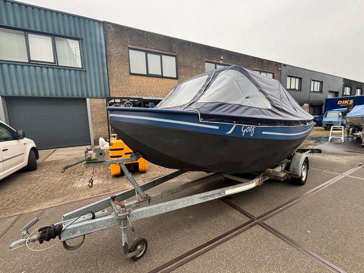 Sloep met inboardmotor 6 meter, Watersport en Boten, Sloepen, Gebruikt, Tot 10 pk, 3 tot 6 meter, Binnenboordmotor, Diesel, Staal