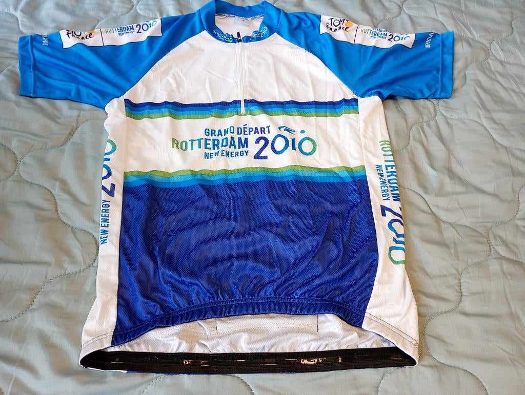 Tour de France Grand Départ Rotterdam 2010 wielershirt XL, Fietsen en Brommers, Fietsaccessoires | Fietskleding, Nieuw, Dames