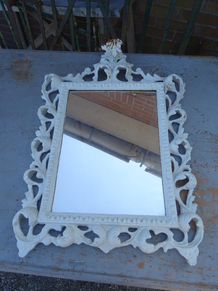 leuke brocante spiegel, Ophalen, Minder dan 50 cm, Gebruikt, Minder dan 100 cm