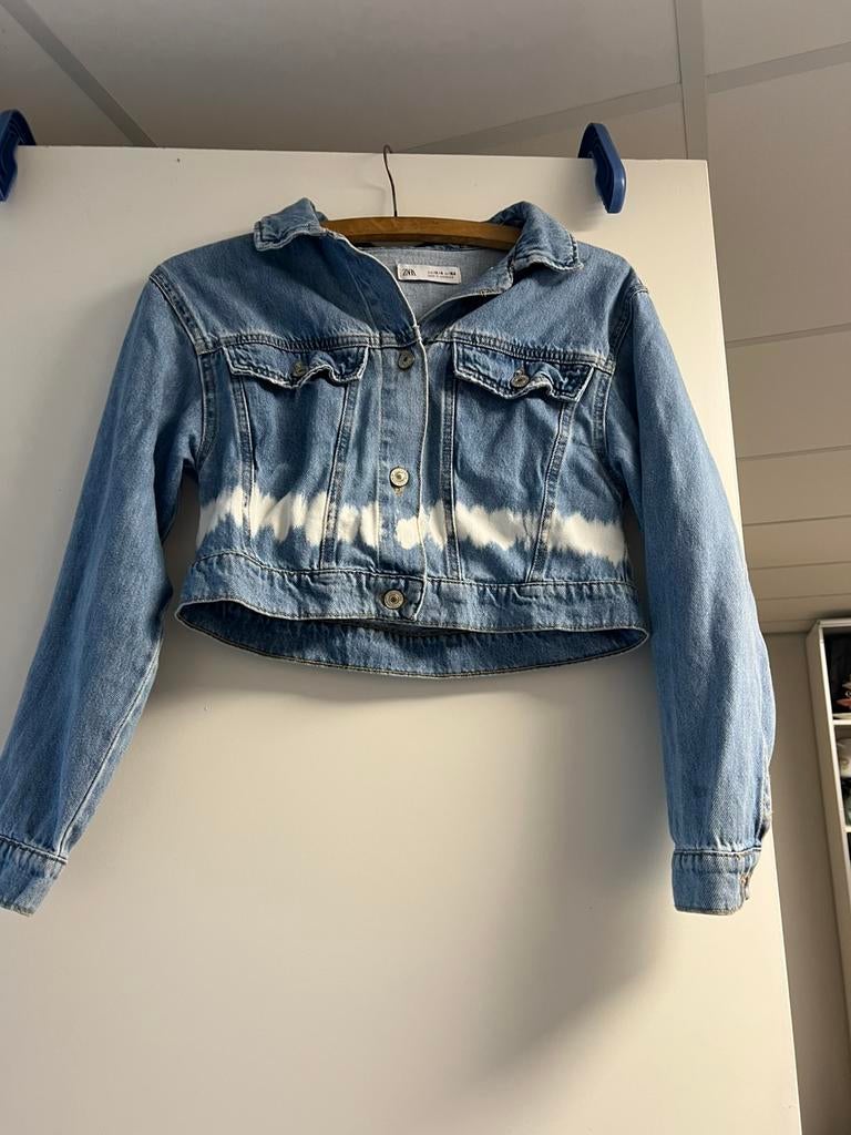 Leuk spijkerjasje zara 164, Ophalen of Verzenden, Zo goed als nieuw, Meisje, Jas