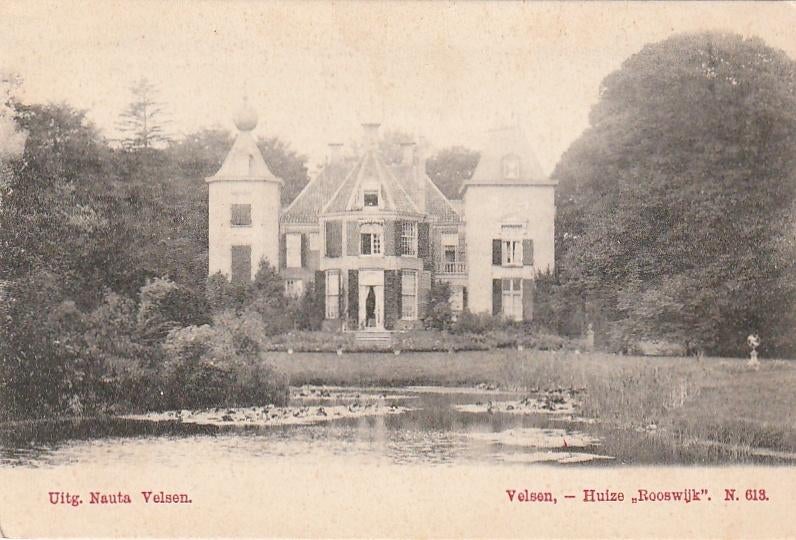 Velsen Velzen Huize Rooswijk nauta n. 613, Ophalen of Verzenden, Voor 1920, Ongelopen, Noord-Holland