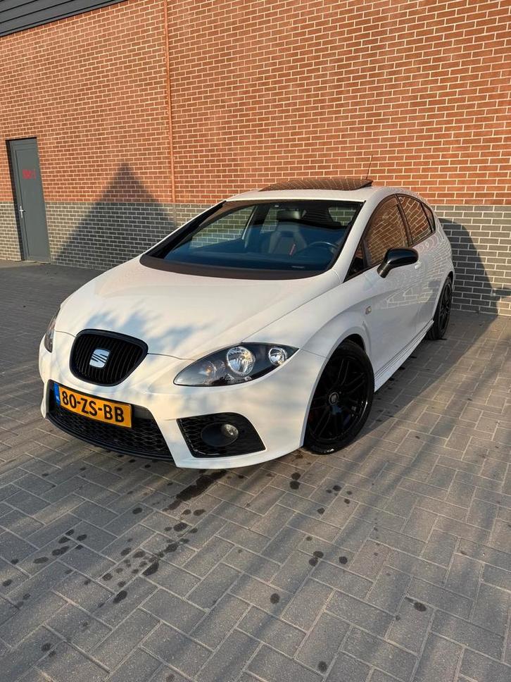 Seat Leon 2.0 Tfsi 16V 177KW Cupra 2008 Wit, Auto's, Seat, Particulier, Leon, Airbags, Airconditioning, Alarm, Android Auto, Apple Carplay