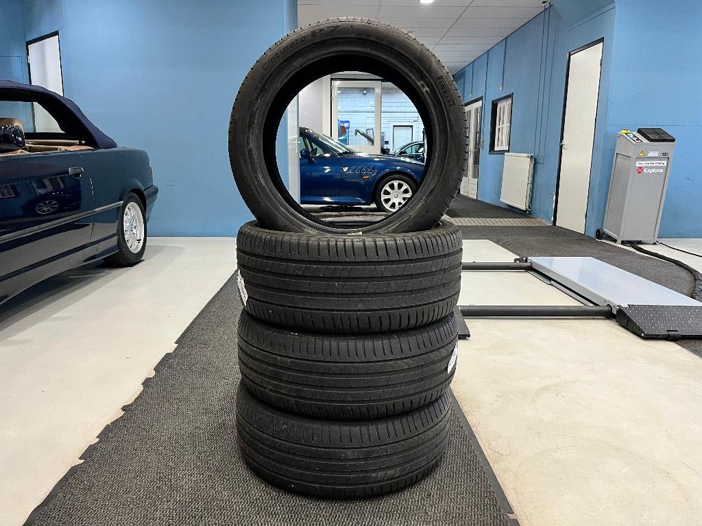 4 Zomer Banden Pirelli Cinturato P7 255/40R18, Ophalen, 18 inch, Gebruikt, 255 mm