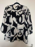 Norah prachtige zwart witte blouse naat 46, Kleding | Dames, Grote Maten, Ophalen of Verzenden, Zo goed als nieuw, Zwart, Blouse of Tuniek