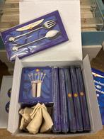 Nieuwe verzilverde Shell lepeltjes en vorkjes sets, Ophalen of Verzenden