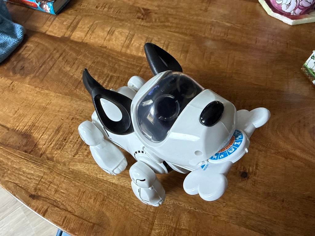 Wit robot hondje speelgoed, Ophalen of Verzenden, Gebruikt, Jongen of Meisje
