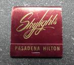 Skylights lucifers Pasadena Hilton hotel luciferdoosje USA, Verzamelen, Ophalen of Verzenden, Zo goed als nieuw, Gebruiksvoorwerp