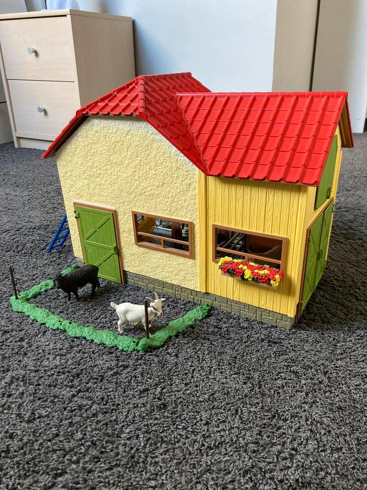 Schleich boerderij, Verzamelen, Speelgoed, Zo goed als nieuw, Ophalen of Verzenden