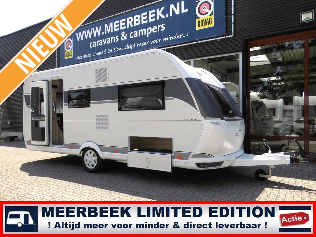Hobby De Luxe 495 UL 2026 NIEUWSTE MODEL !, Caravans en Kamperen, Caravans, Schokbreker, Rondzit, Hobby, 5 tot 6 meter