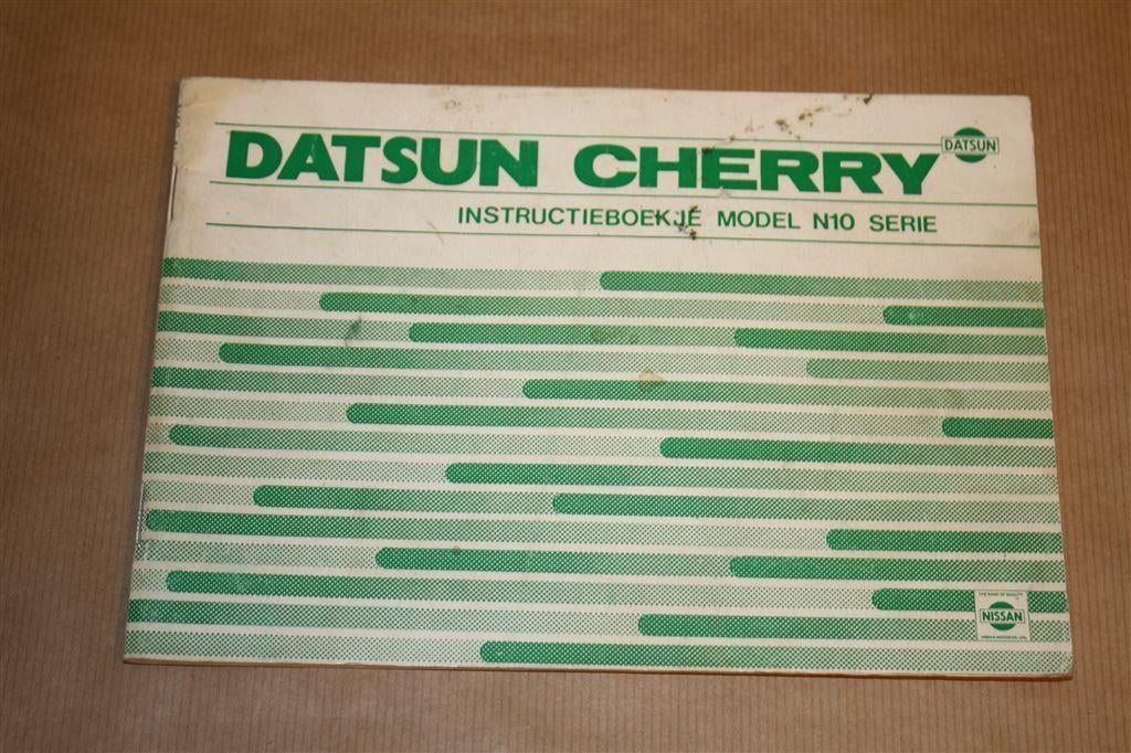 Datsun Cherry Instructieboekje Model N10 Serie - 1979, Ophalen of Verzenden