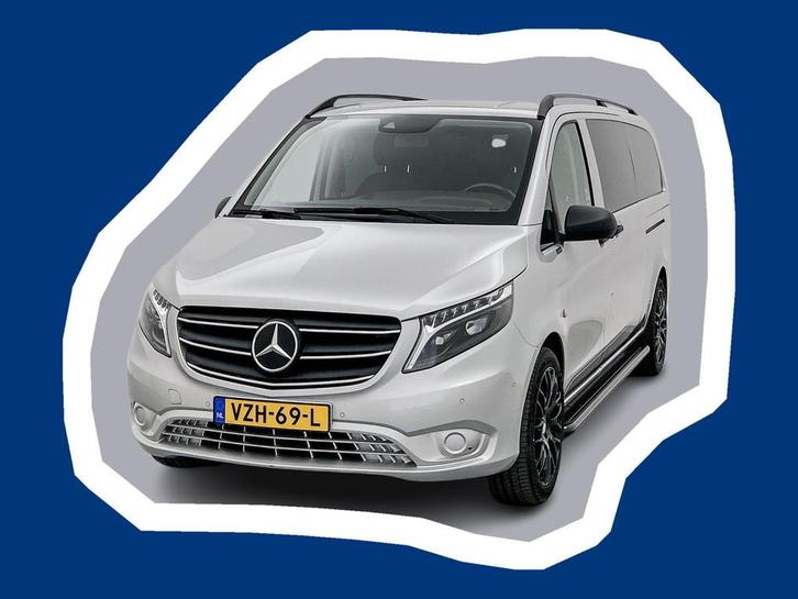 Mercedes-Benz Vito 114 CDI Extra Lang DC 19 inch AMG Dubbele, Auto's, Bestelauto's, Bedrijf, Te koop, ABS, Achteruitrijcamera