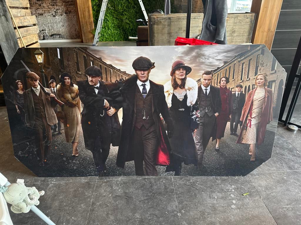 Peaky Blinders canvas Poster - Groot Formaat, Verzamelen, Ophalen, Gebruikt, Tv, Poster