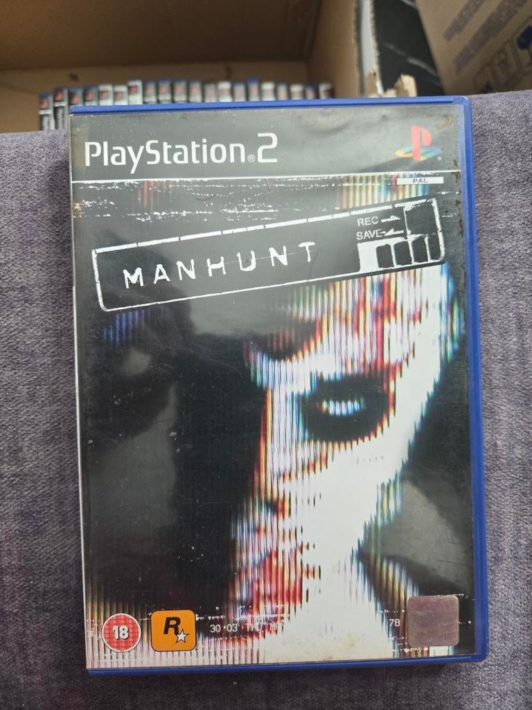 Manhunt PlayStation 2 - Klassieke Horror Game PS2, Spelcomputers en Games, Avontuur en Actie, Gebruikt, Vanaf 18 jaar, 1 speler
