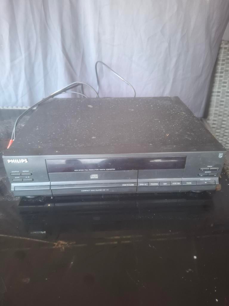 Philips Compact Disc Player CD 115 – Retro/Vintage Speler, Ophalen of Verzenden, Philips