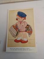 MEISJE MET VOLLE TASSEN, Ophalen of Verzenden, Voor 1920, Limburg