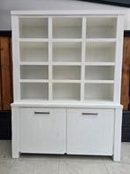 Xooon kast massief wit acaciahout - 150x200x43 cm, Ophalen, Met deur(en), 150 tot 200 cm, Onbekend