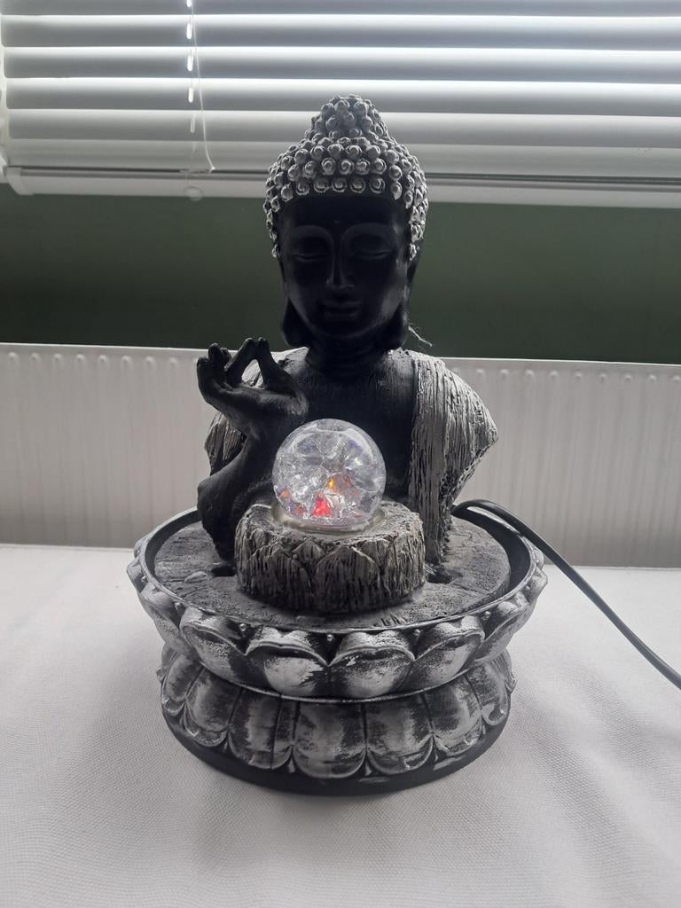 Boeddha met lichtbol, Ophalen of Verzenden