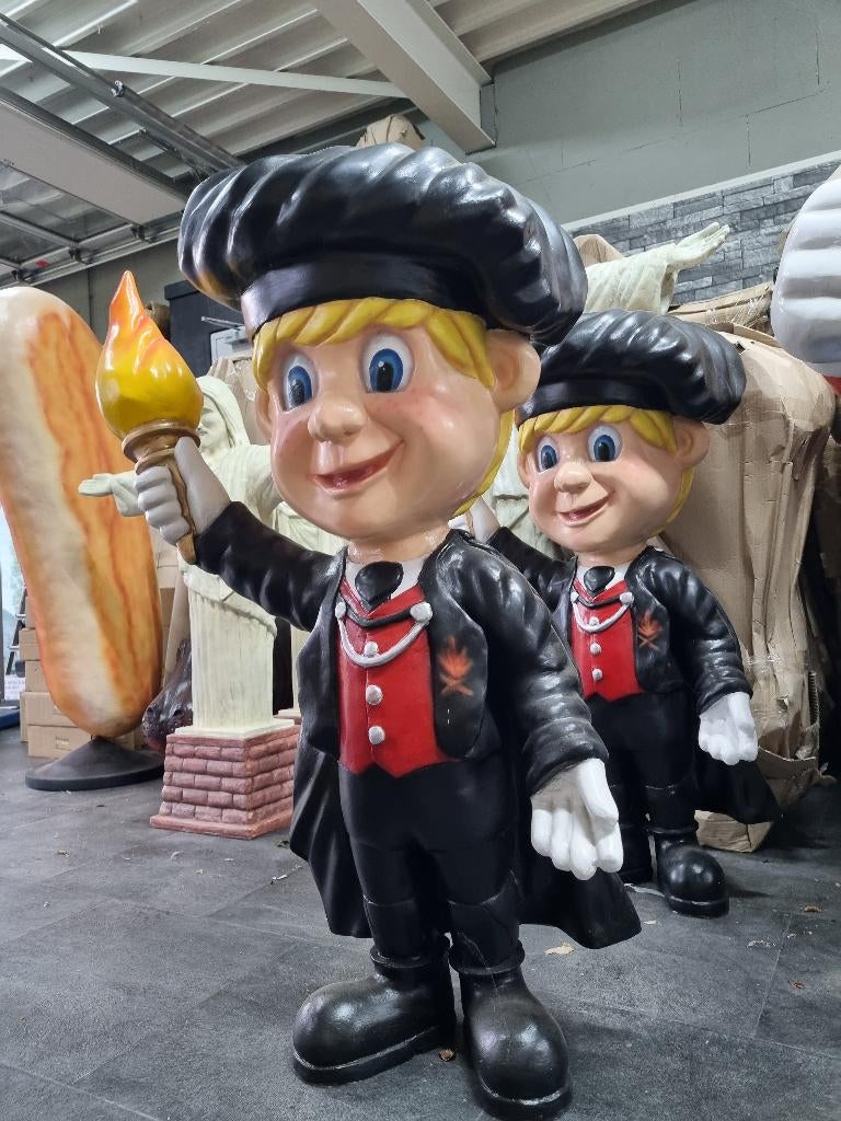 NIEUW! Uniek Toortsdrager Beeld Handgemaakt 130cm, Verzamelen, Beelden en Beeldjes, Ophalen of Verzenden, Nieuw, Mens