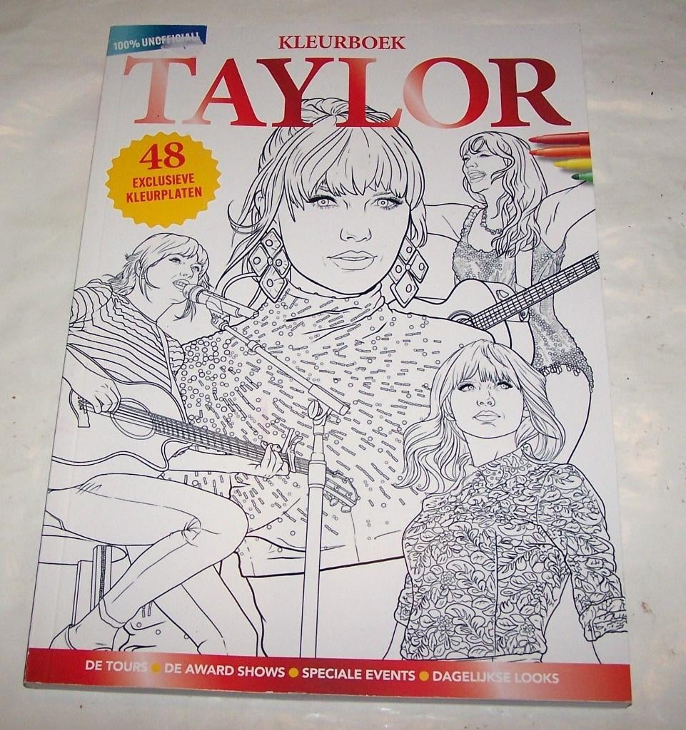 Taylor Swift kleur/fanboek. 48 kleurplaten. Nieuw., Verzamelen, Ophalen of Verzenden, Nieuw, Boek, Tijdschrift of Artikel