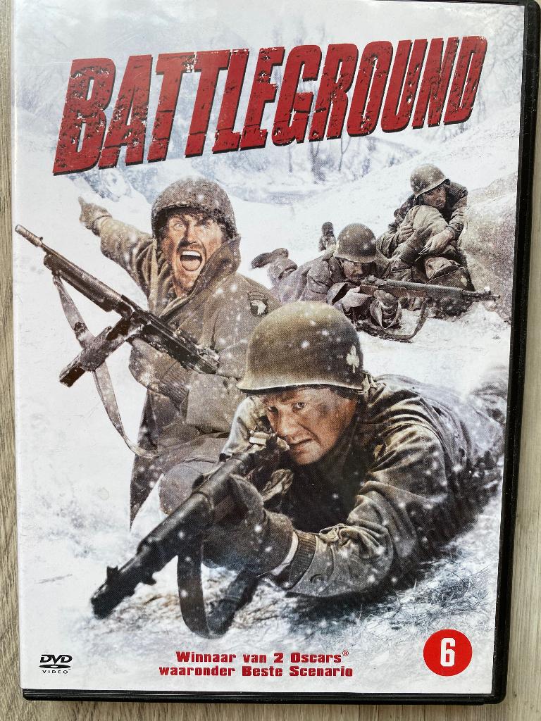 Battleground DVD 1949 WWII oorlogsfilm, Cd's en Dvd's, Vanaf 6 jaar, Ophalen of Verzenden, Gebruikt, Oorlog