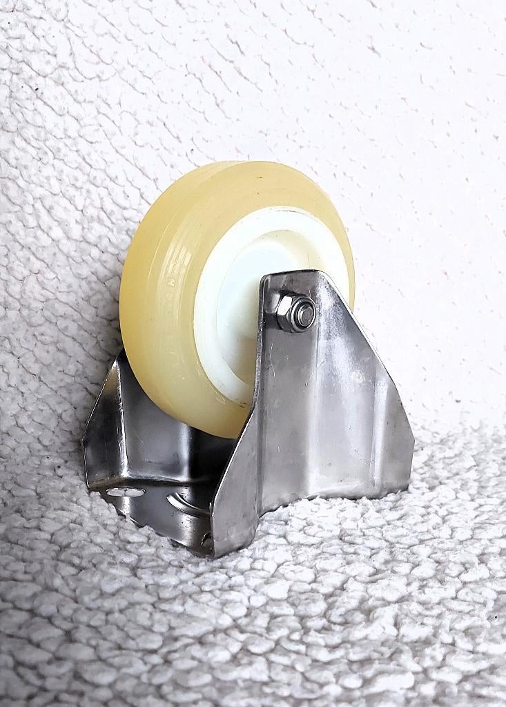 Bokwiel 100 mm, Nylon Velg, Rubber Band (4 stuks), Ophalen of Verzenden, Nieuw