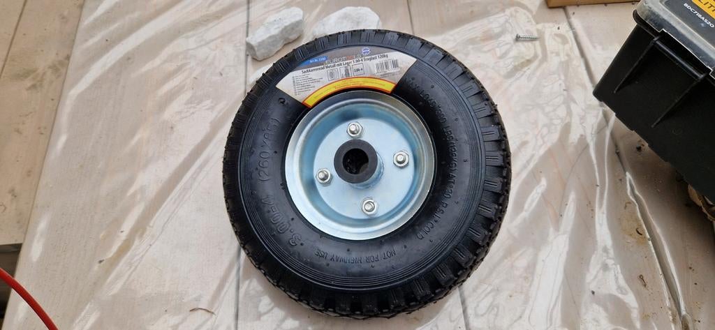 [NIEUW] Kruiwagen wiel. 3.00-4 120kg, Ophalen, Nieuw, Handmatig, Eenwielig