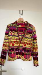 Eva & Claudi veelkleurig vestje van 100% wol maat M, Verzenden, Zo goed als nieuw, Maat 38/40 (M), Grijs