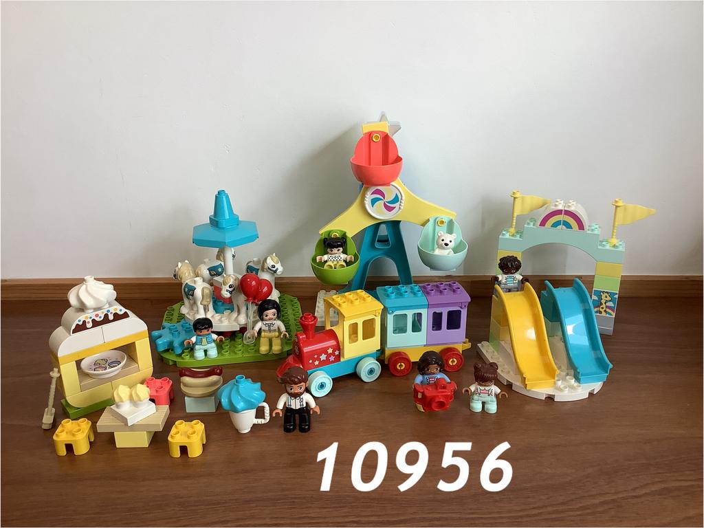 Duplo groot pretpark 10956 (compleet) 4, Ophalen of Verzenden, Zo goed als nieuw, Complete set, Duplo