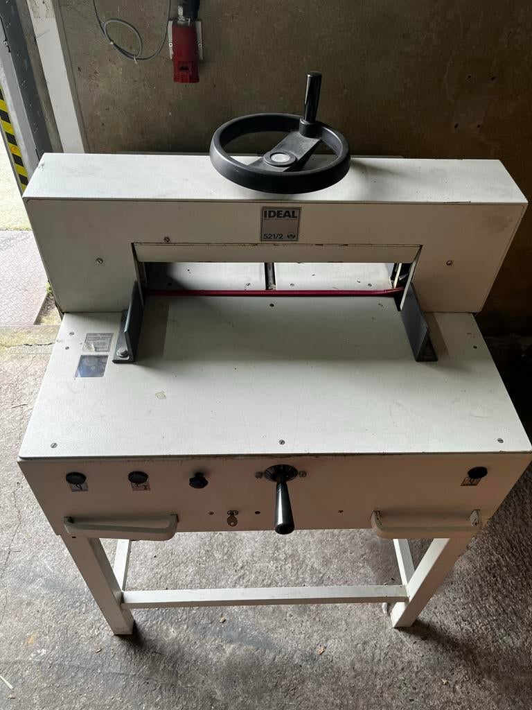 IDEAL 521/2 Pro Papiersnijmachine - 3 Geslepen Messen, Ophalen of Verzenden