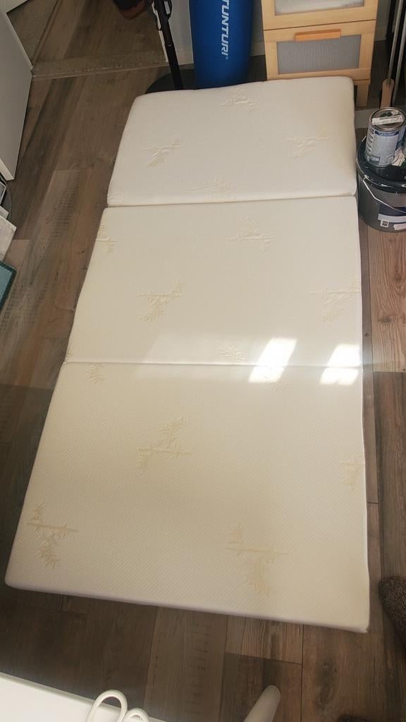 Opvouwbaar Matras - Eenperson, Huis en Inrichting, Slaapkamer | Matrassen en Bedbodems, Ophalen, Gebruikt, 90 cm, Eenpersoons