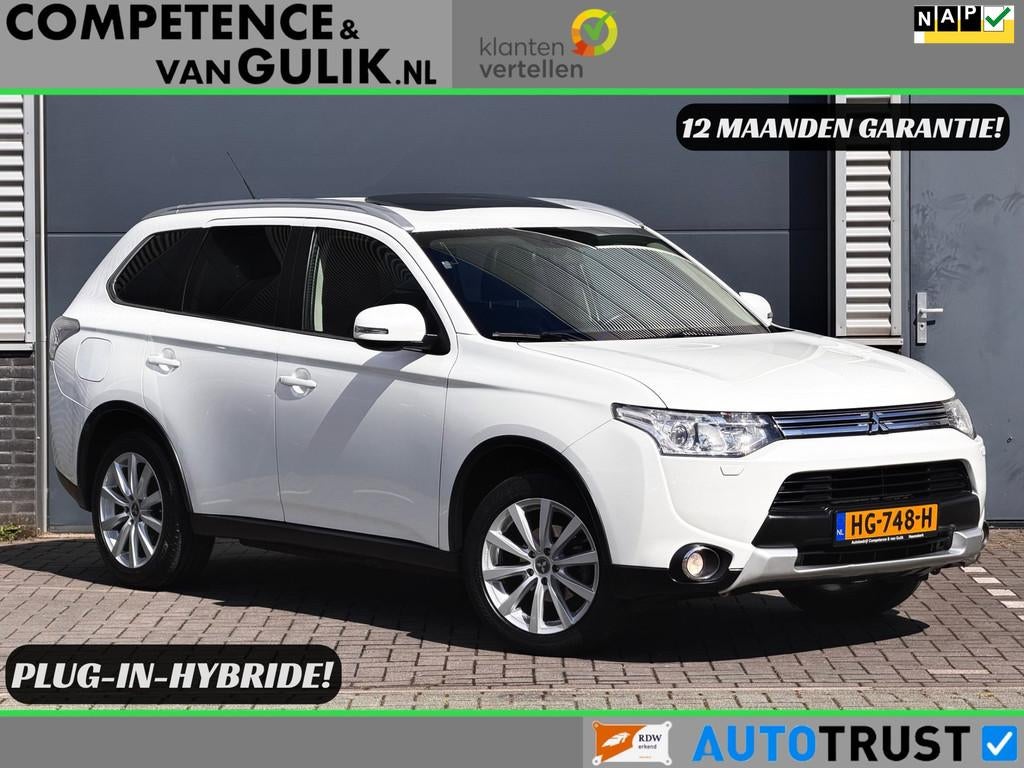 Mitsubishi Outlander 2.0 PHEV Limited Edition X-Line | Leder, Auto's, 1998 cc, 4 cilinders, Wit, Vierwielaandrijving