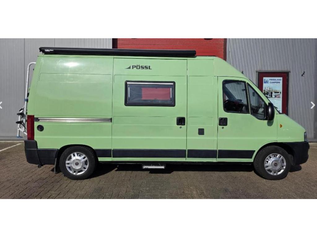 Fiat Ducato Pössl bus camper Compact & sfee, Caravans en Kamperen, Campers, Chemisch toilet, Ringverwarming, Fiat, Tot en met 2