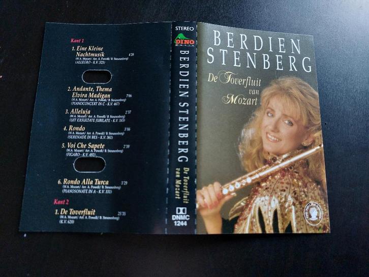 BERDIEN STENBERG - DE TOVERFLUIT VAN MOZART (MC), Cd's en Dvd's, Cassettebandjes, Zo goed als nieuw, Origineel, Klassiek, 1 bandje