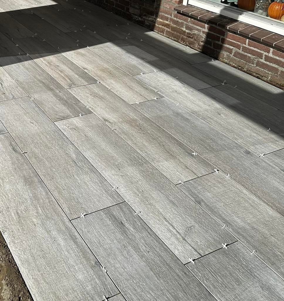 Nieuw Houtlook tegels 8m2, Ophalen, 60 cm of meer, Keramiek, Nieuw