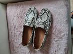 Dames instappers met slangenprint, maat 39, Ophalen of Verzenden, Zo goed als nieuw, Instappers
