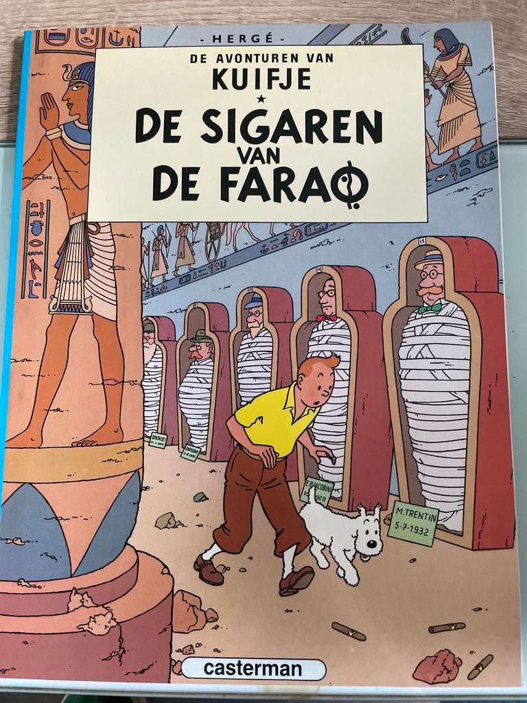 Kuifje: De Sigaren van de Farao - Hardcover, Boeken, Stripboeken, Eén stripboek, Ophalen, Zo goed als nieuw