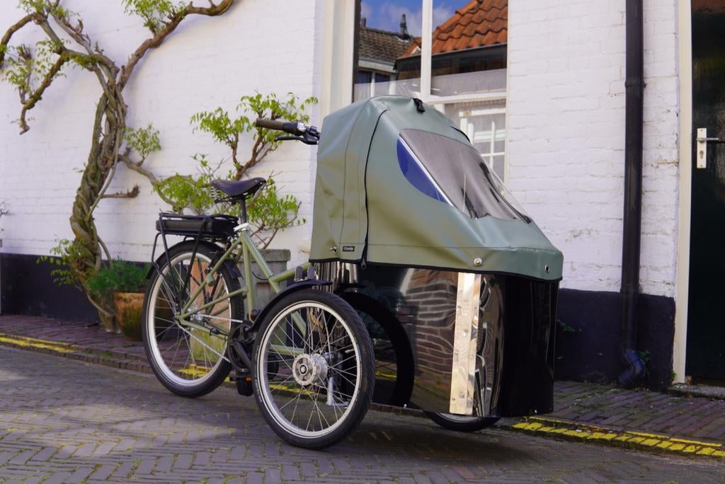 Nihola Family electrishe bakfiets, Fietsen en Brommers, Ophalen, Zo goed als nieuw