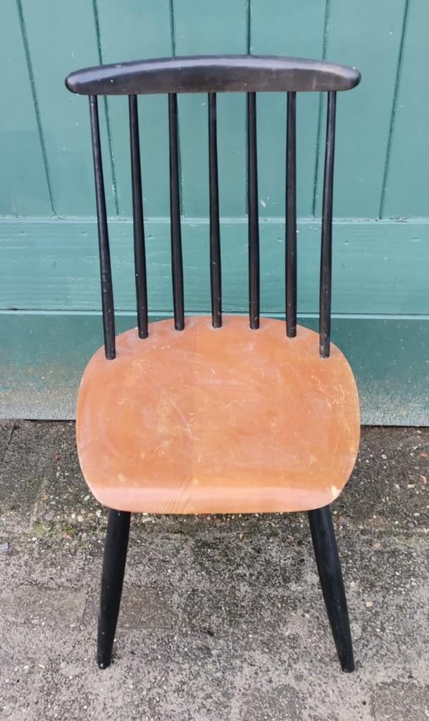 vintage Fanett stoel, model 65T, ontworpen door Tapiovaara., Ophalen