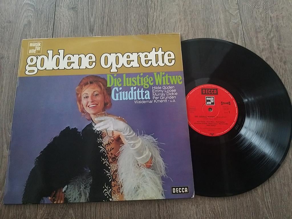 Vinyl LP: Goldene Operette - Die lustige Witwe & Guiditta, Ophalen