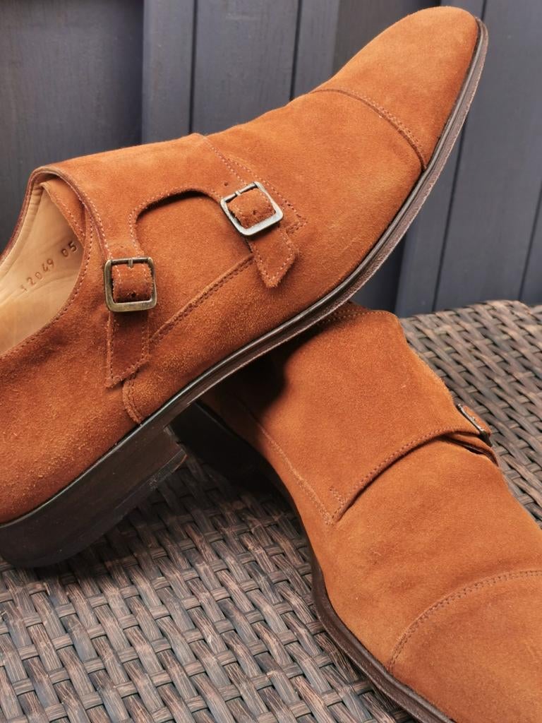 Floris van Bommel schoenen suède maat 10.5 in goede staat, Kleding | Heren, Schoenen, Overige kleuren, Floris van Bommel, Ophalen of Verzenden