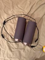 Set van 2 Leen Bakker Bijzetlampen - Grijs, Huis en Inrichting, Tafels | Bijzettafels, Minder dan 45 cm, Minder dan 55 cm, Metaal of Aluminium