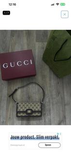 Gucci tas, Ophalen, Zo goed als nieuw, Zwart, Schoudertasje