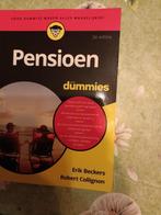 Pensioen voor dummies. AOW werk bedrijf vrije tijd Beckers, Ophalen of Verzenden, Zo goed als nieuw, Erik Beckers, Robert Collignon