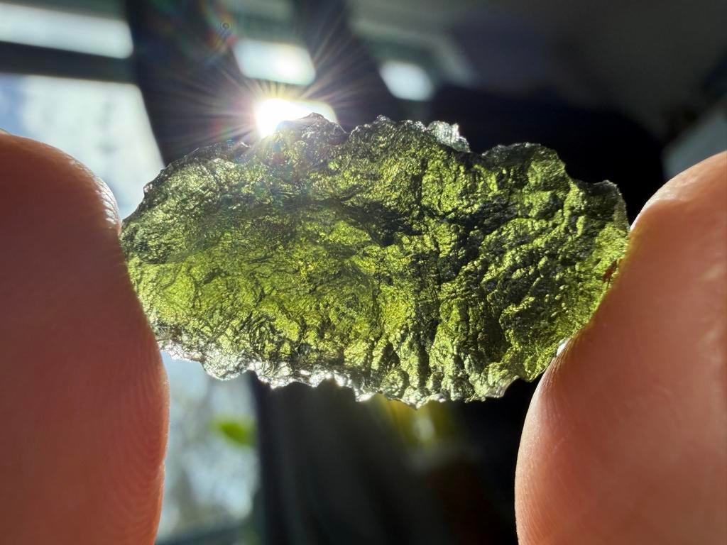 4,8g Chlum Moldaviet - Authentieke Tektiet uit Tsjechië, Ophalen of Verzenden, Nieuw