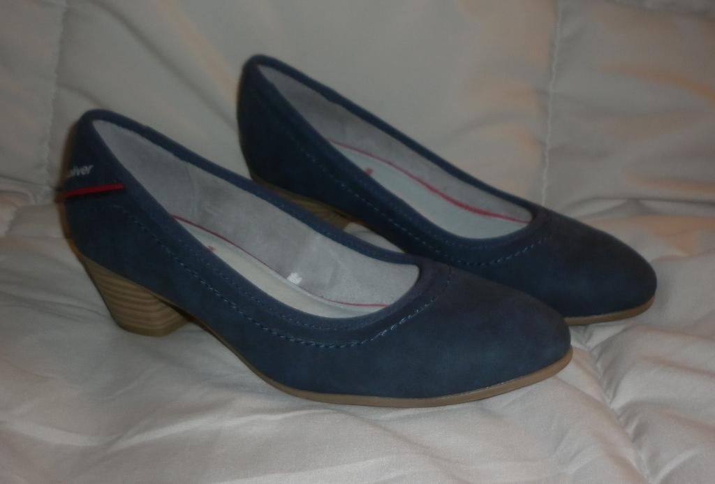pumps maat  38  merk :  S. Oliver , Pumps, Blauw, Nieuw, S. OLIVER